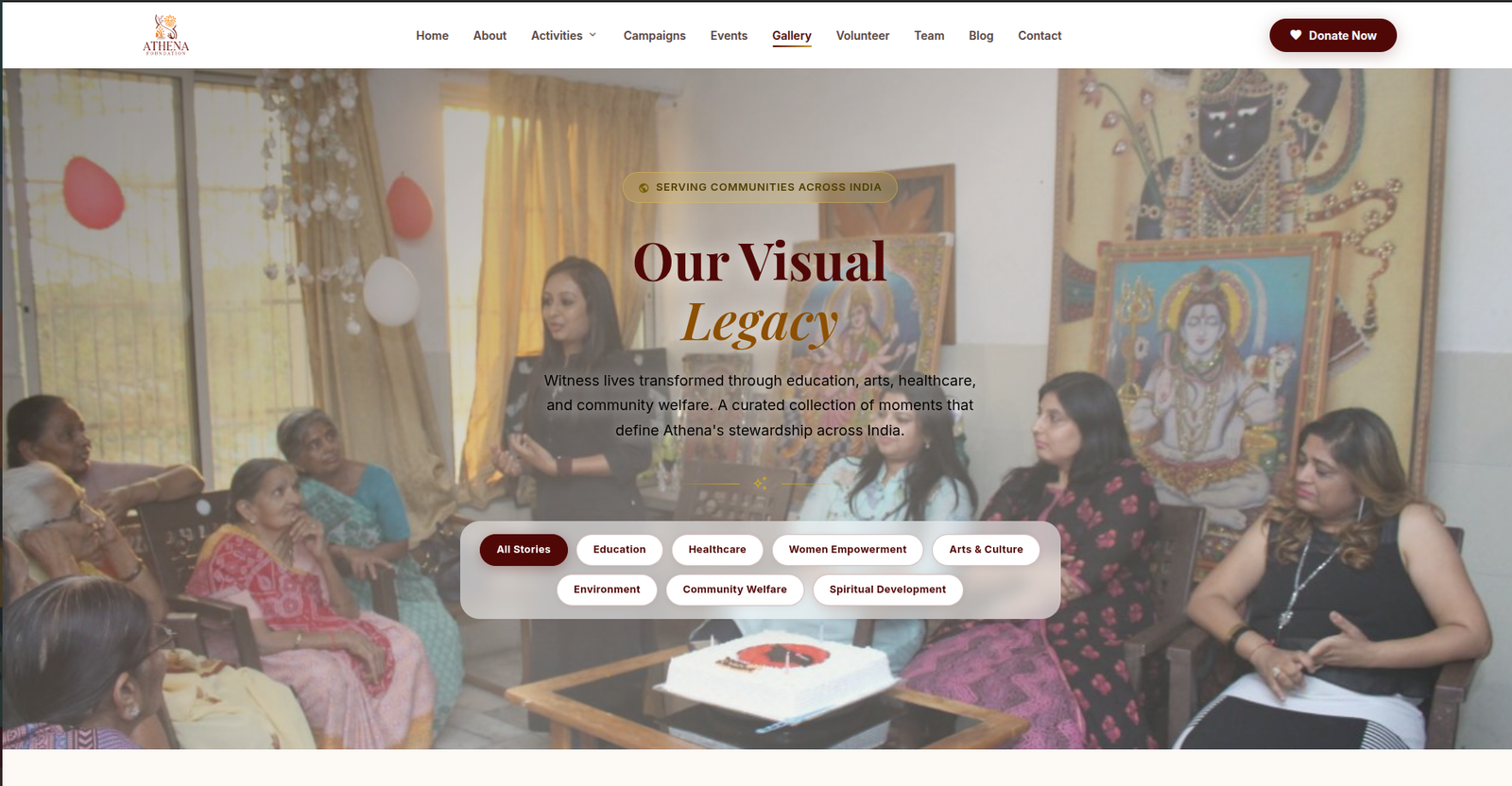 Athena Foundation - screen 2