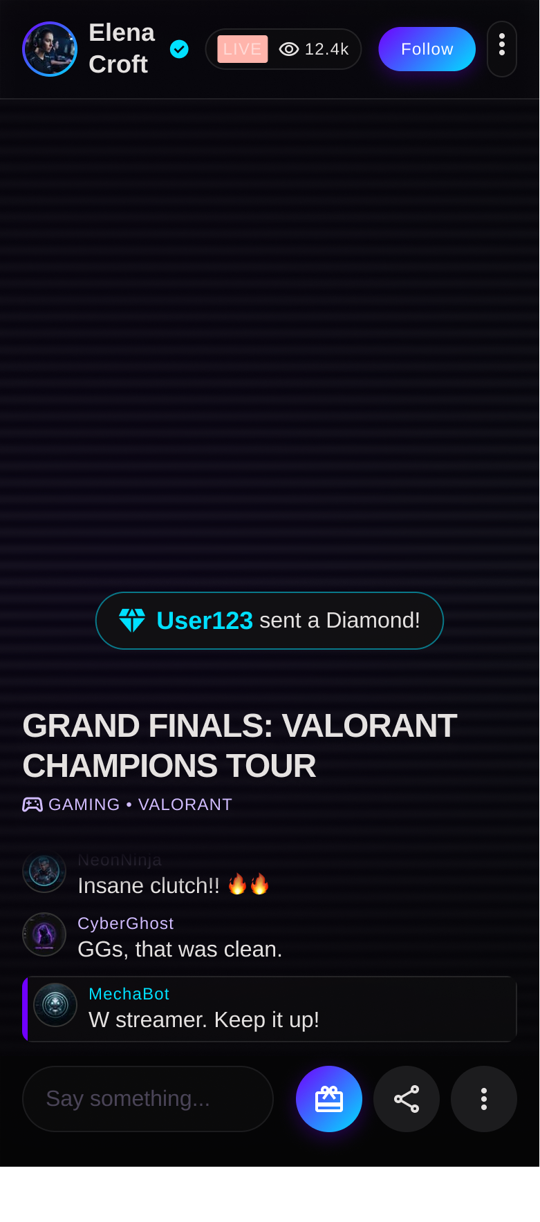 STREAMLY - screen 1