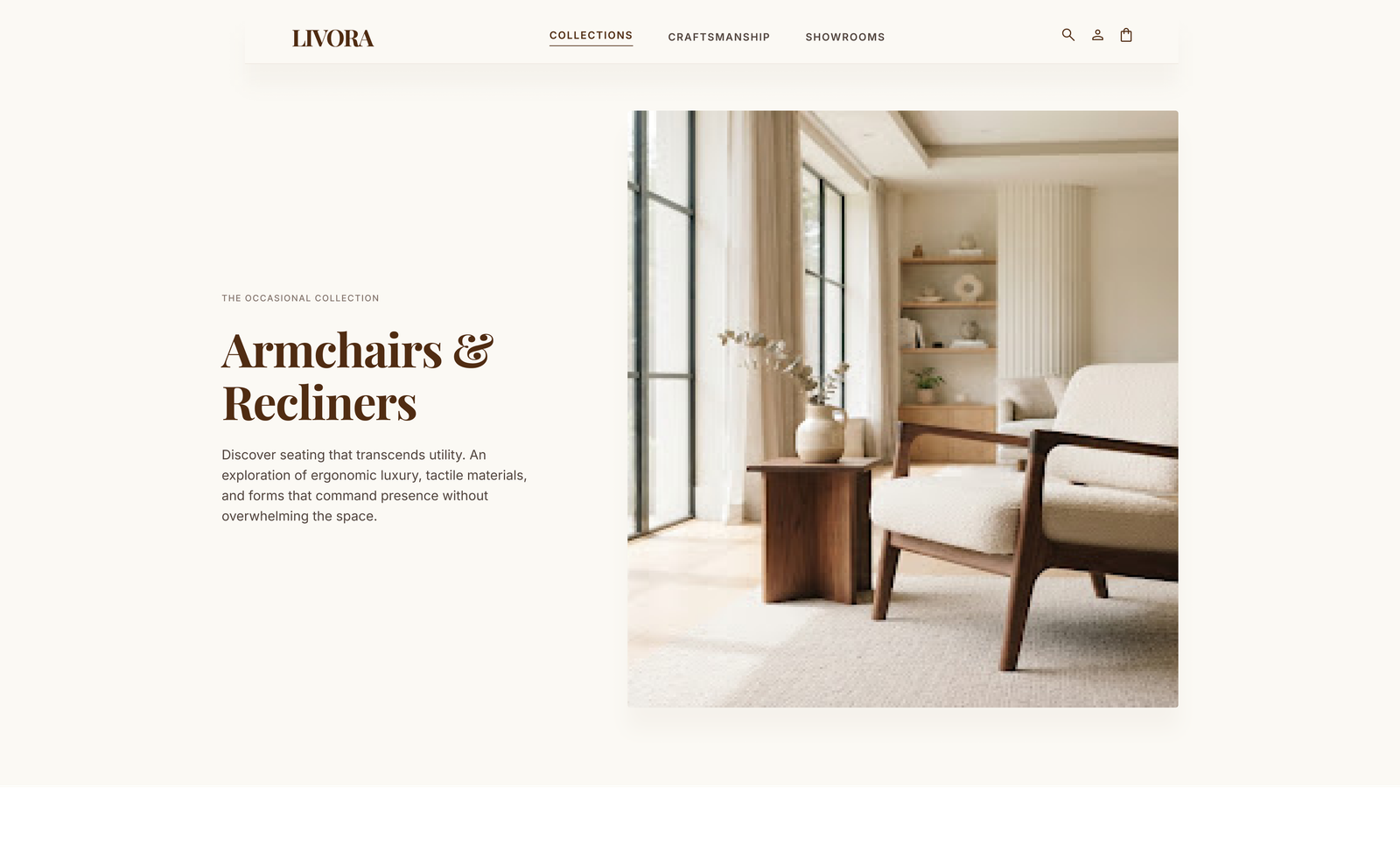 LIVORA - screen 1