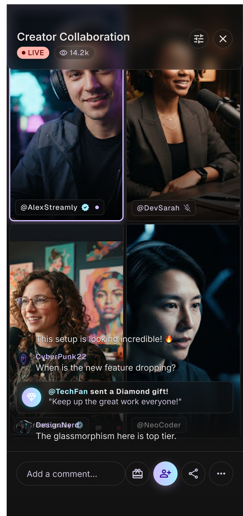 STREAMLY - screen 2