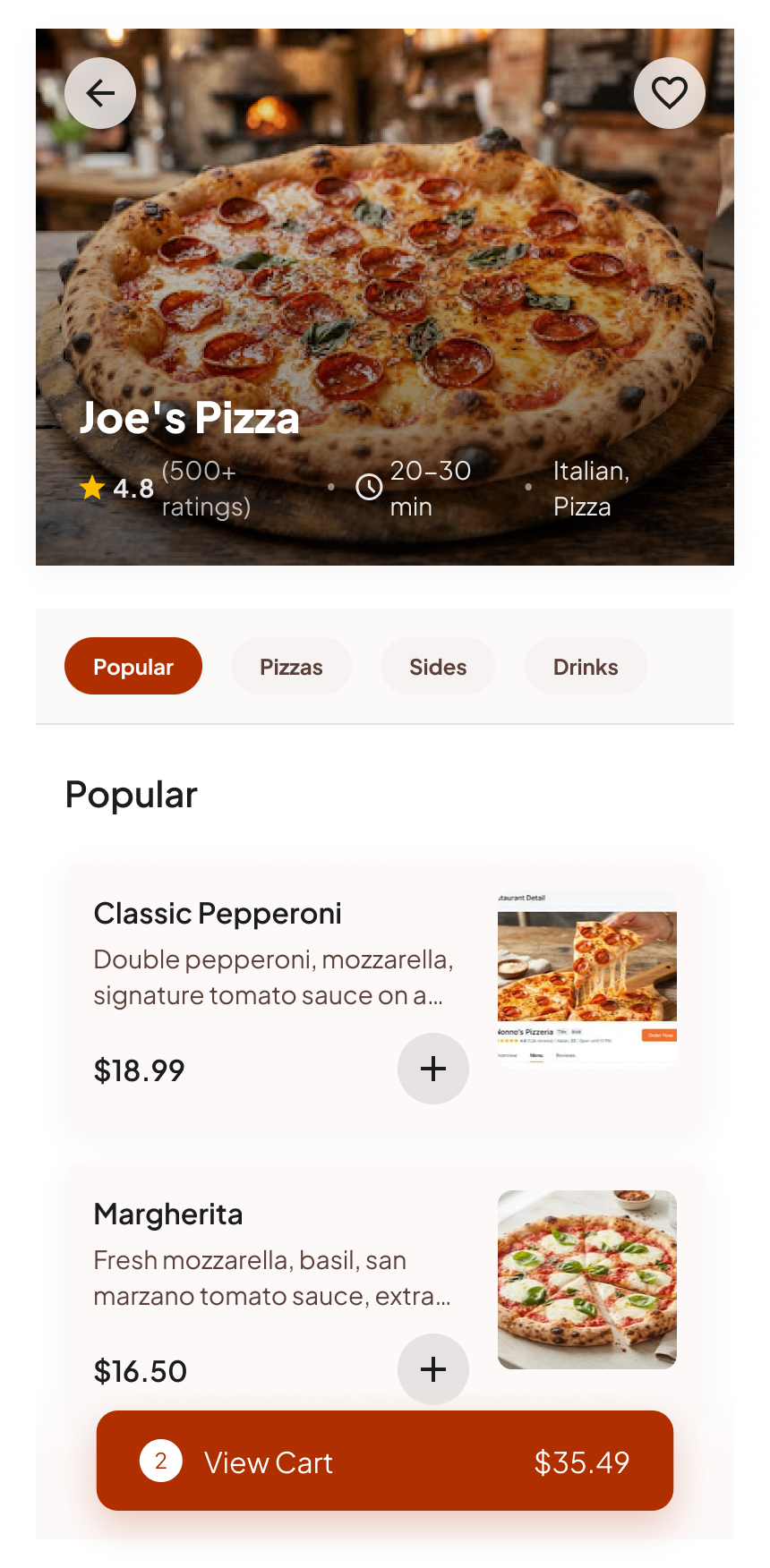 FOODLY - screen 1